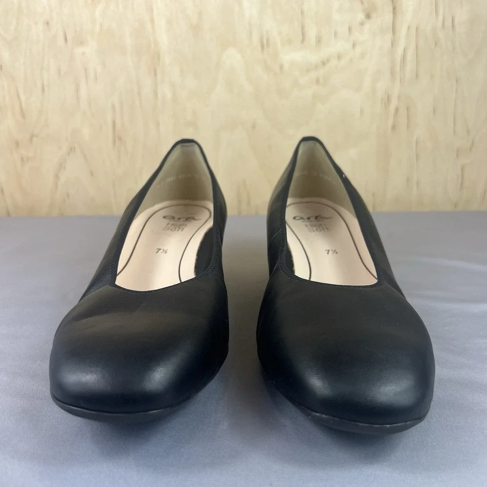 ara Gabrielle High Soft Pumps Women's Size 7.5 Comfort Leather Shoes Since 1949